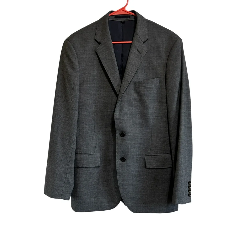 J.Crew Ludlow Blazer 41R Slim‎  Four Season Wool Gray Men's Sport Coat  2-Button